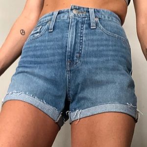 Madewell Sz 24 Curvy High Rise Jeans Shorts